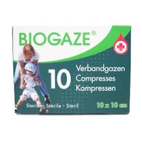 Biogaze Verbandgazen -  10st 10x10