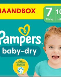 Pampers Baby Dry Maat 7 - 102 Luiers Maandbox