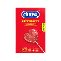 Durex Condooms Aardbeiensmaak 20 Stuks
