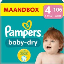 Pampers Baby Dry Luiers Maat 4 - 106 Luiers