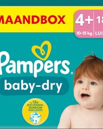 Pampers Baby Dry Größe 4+ - 188 Windeln Monatsbox
