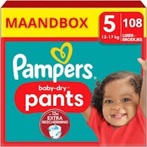 Pampers Baby Dry Pants Maat 5 - 108 Luierboekjes Maandbox