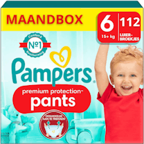 Pampers Premium Protection Nappy Pants Maat 6 - 112 Stuks Luierbroekjes Maandbox