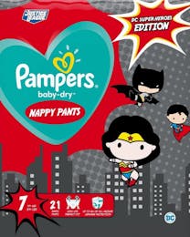 Pampers Baby Dry Pants Maat 7 - 21 Luierbroekjes (DC Edition)