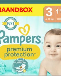 Pampers Premium Protection Maat 3 - 116 Luiers Maandbox