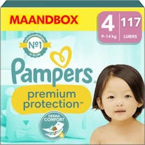 Pampers Premium Protection Luiers Maat 4 - 117 Luiers Maandbox