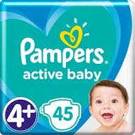 Pampers Active Baby Windeln Größe 4+ - 45 Windeln
