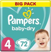 Pampers Baby Dry Maat 4 - 72 luiers Mega Pack