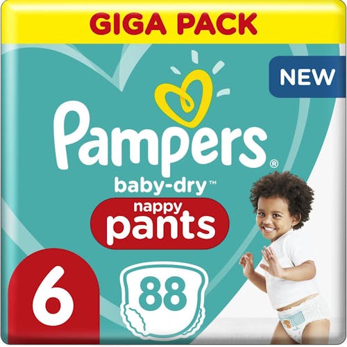 tempel Pekkadillo knal Pampers Baby Dry Pants Maat 6 - 88 Luierbroekjes