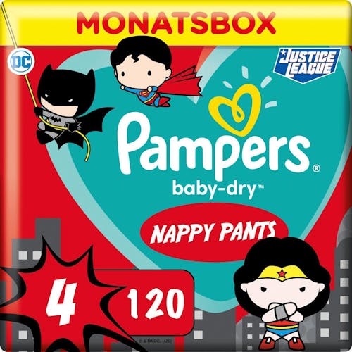 Pampers Baby Maat 4 - 120 Luierbroekjes Maandbox