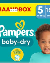 Pampers Baby Dry Maat 5 - 168 Luiers Maandbox XL 