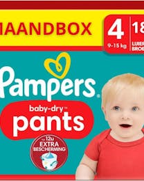 Pampers Baby Dry Pants Maat 4 - 180 luierbroekjes Maandbox