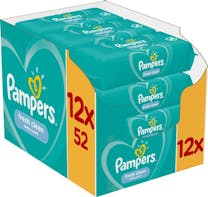 Pampers Fresh Clean Baby Feuchttücher - 12x52 Stück = 624 Baby Feuchttücher