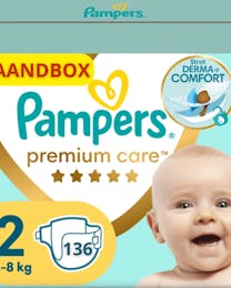 Pampers Premium Care Windeln Größe 2 - 136 Windeln Monatsbox 