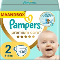 Pampers Premium Care Windeln Größe 2 - 136 Windeln Monatsbox 