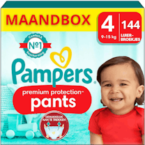 Pampers Premium Protection Pants Maat 4 - 144 Luierbroekjes Maandbox