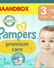 Pampers Premium Care Maat 3 - 160 luiers Maandbox