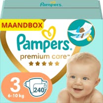 Pampers Premium Care Windeln Größe  3 - 240 Windeln Monatsbox