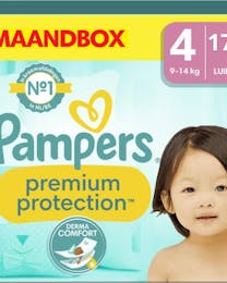 Pampers Premium Protection Maat 4 - 172 Luiers Maandbox