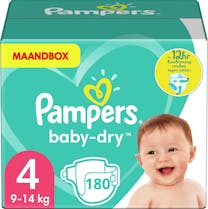 Pampers Baby Dry Luiers Maat 4 - 180 Luiers Maandbox