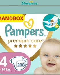 Pampers Premium Care Maat 4 - 208 Luiers Maandbox	