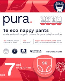 Pura Eco-Friendly Nappy Pants Maat 7 - 96 Luierbroekjes 