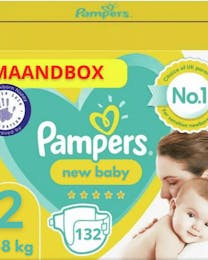 Pampers New Baby Größe 1 - 132 Windeln Monatsbox