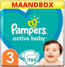 Pampers Active Baby Maat 3 - 104 Luiers