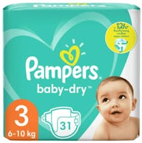 Pampers Baby Dry Windeln Große 3 - 31 Windeln 