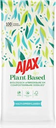 Ajax Plantaardige Reinigingsdoekjes Multi-oppervlakken 100 stuks