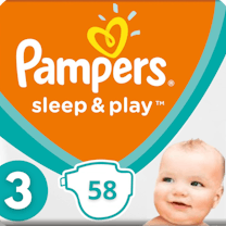 Pampers Sleep & Play Maat 3 - 58 Luiers