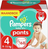 Pampers Baby Dry Pants Maat 4 - 168 Luierbroekjes Maandbox
