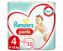 Pampers Premium Protection Pants Maat 4 - 32 Luierbroekjes