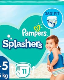 Pampers Splashers - Größe 4/5 - Vorteilspackung mit 88 Wegwerf-Badewindeln