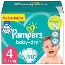 Pampers Baby Dry Luiers Maat 4 - 90 Luiers