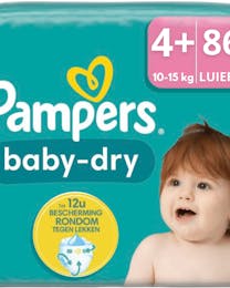 Pampers Baby Dry Luiers Maat 4+ - 86 Luiers