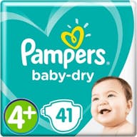 Pampers Baby Dry Luiers Maat 4+ - 41 Luiers