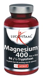 Lucovitaal magnesium 400 l tryptophan 120c