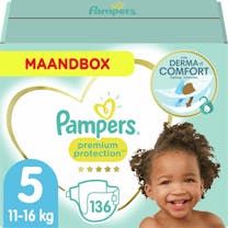Pampers Premium Protection Luiers Maat 5 - 136 Luiers Maandbox