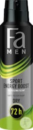 Fa Deodorant Spray 150 ml  Men Sport Double Power Boost 