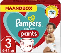 Pampers Baby Dry Pants Größe 3 - 124 Windelhosen Monatsbox