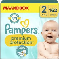 Pampers Premium Protection Luiers Maat 2 - 162 Luiers Maandbox
