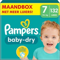 Pampers Baby Dry Maat 7 - 132 Luiers Maandbox