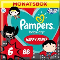 Pampers Baby Dry Pants Größe 6 - 88 Windelhosen Superhero Edition