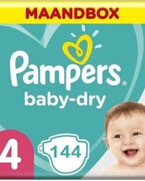 Pampers Baby Maat 4 144 Maandbox | Onlineluiers.com