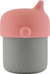 Pura My-My Silicone Sippy Cup 150 ml Grijs/Rose