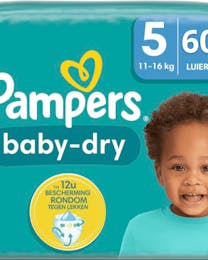Pampers Baby Dry Maat 5 Luiers - 60 Luiers