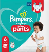Pampers Baby Dry Pants Maat 6 - 33 Luierbroekjes