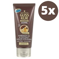 Gliss-Kur Haar Masker 1-Minute Marrakesch Öl & Kokosnuss - 5 Stück - Voordeelverpakking