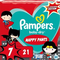 Pampers Baby Dry Super Nappy Pants Maat 7 - 21 Luierbroekjes 